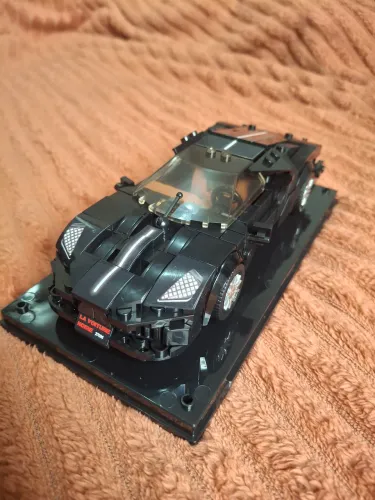 Brinquedo carro de lego com peças de montar blocos da Mould king