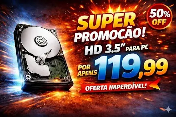 Hd de 1 tera 1000gb promoção 