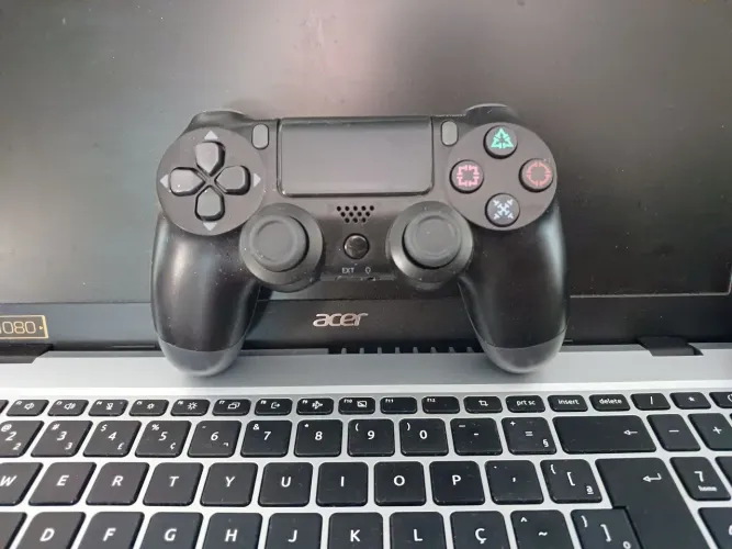 Controle compatível com PS4, SMART TV E NOTEBOOK.