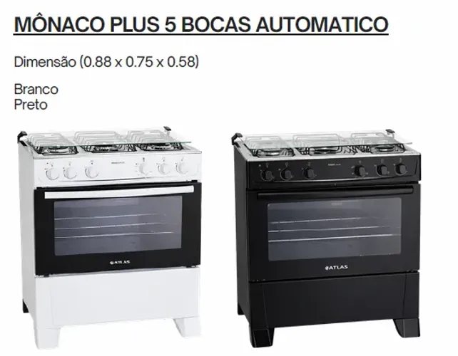 Fogão Monaco Plus 5B novo