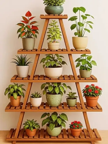 Porta vasos decorativos para jardins