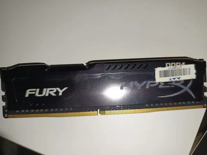 Memória Kingston HyperX Fury, 8GB DDR4 2666MHZ Black