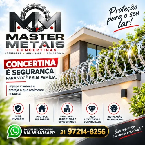 Concertina vários modelos galvalume, fabricação própria
