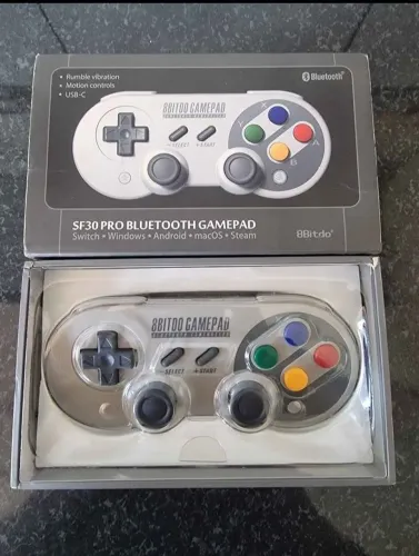 Controle 8bitdo sf30 pro [Raro] edição Super Famicon