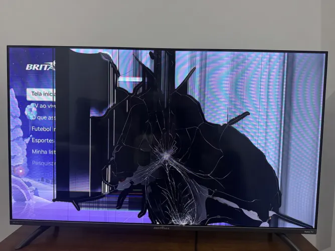 TV 43? tela quebrada, tudo funcionando