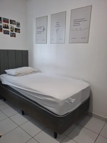 Colchão e Base de cama Box Solteiro