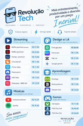 Garanta seu streaming