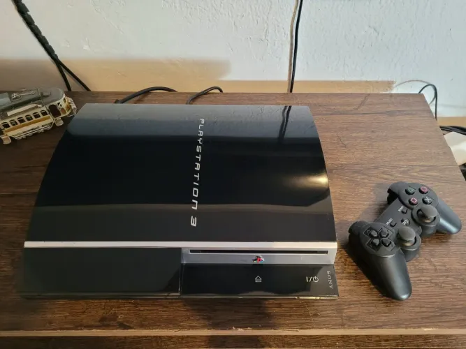 PS3 Playstation 3 FAT Completo Desbloqueado CFW C/Vários Jogos