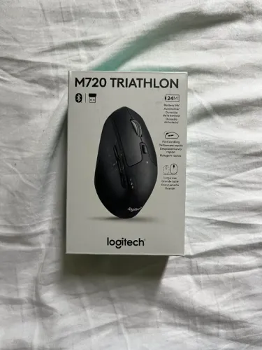 Mouse Sem Fio M720 Triathlon Logitech Preto