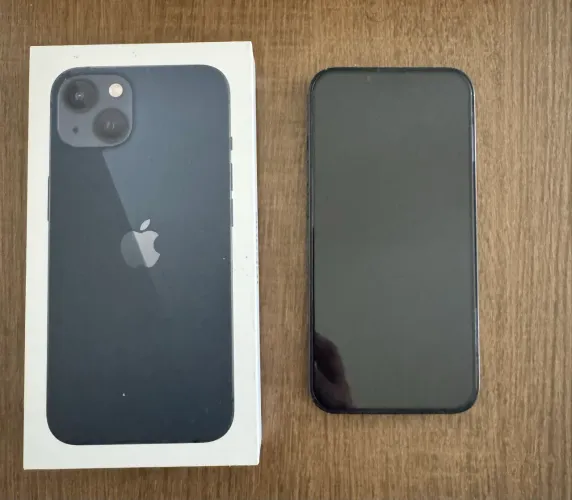iPhone 13 128GB - Tela Queimada - iCloud Livre - Caixa e Nota