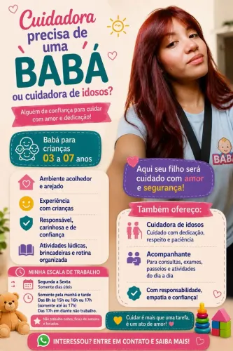 Babá e Cuidadora de Idosos