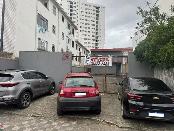 Terreno c/ 442 m² - bem localizado na Av. Afonso Pena em Santos