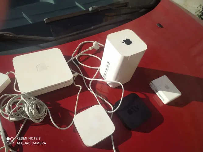 Roteadores e tv Apple