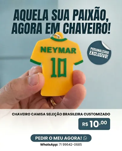 Chaveiro Camisa Copa