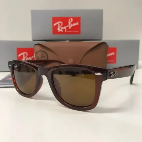 óculos de sol ray ban wayfarer brown