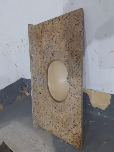 Pedra para Banheiro com cuba 83 x 43. Perfeita!