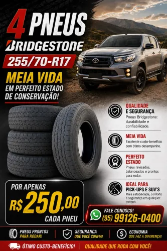 Pneus Bridgestone 255/70-R17