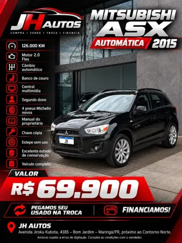 Mitsubishi ASX 2.0 16V 160cv Aut. 2015