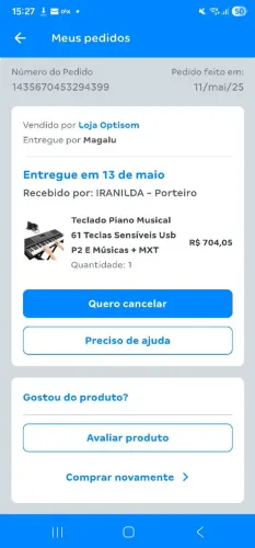 Teclado Piano Musical 61 Teclas Sensitivas USB P2 E Musicas + Mxt