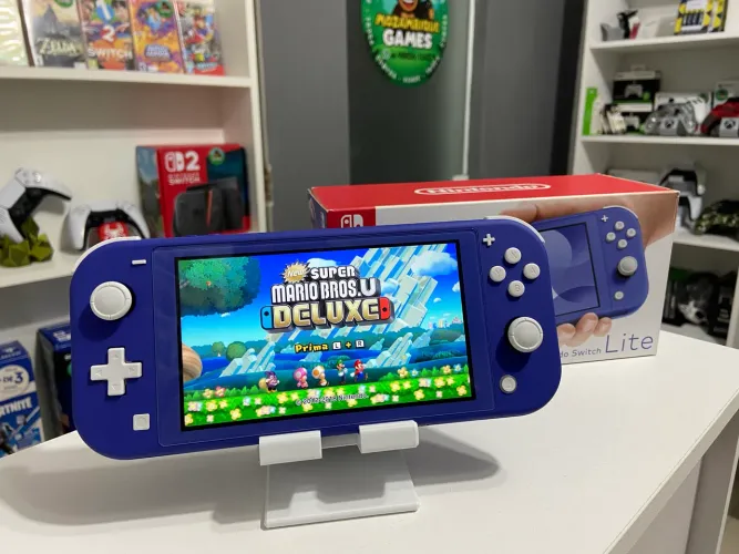Nintendo Switch Lite Azul *** Cartão até 18X ( Loja Física )