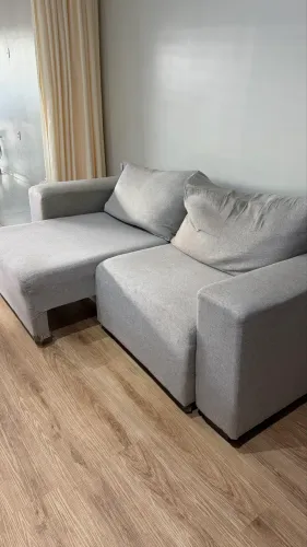 Sofá em linho