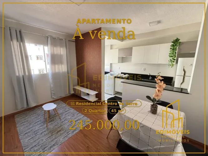 Apartamento no Residencial Centro da Serra: Ideal para quem busca qualidade de vida!