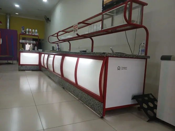 Balcão para sorveteria