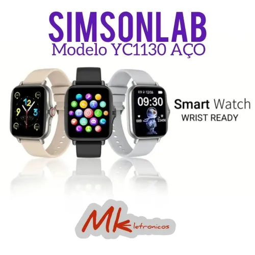 Smartwatch SIMSONLAB Dual Pulseira