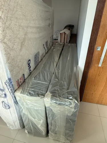 Vendo cama ortobom queen usada 