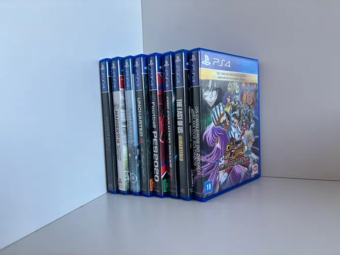 KIT C/8 JOGOS INCLUI CAVALEIROS DOS ZODIACOS