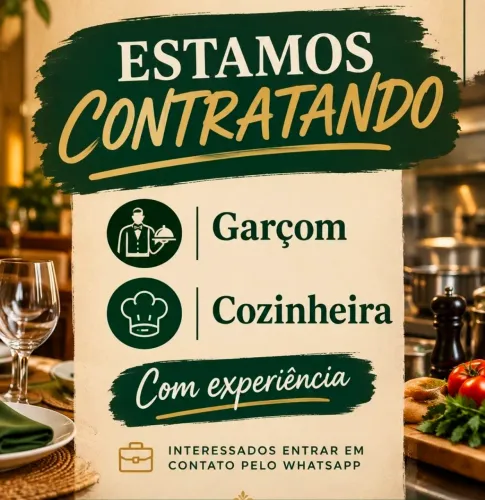 Garçom e cozinheira