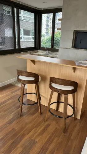 2 banquetas de giratórias novas sem uso
