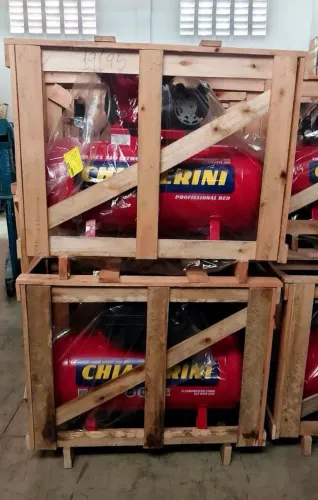 Compressor Chiaperini de 110L 140 Libras 2HP Mono - (Novo)