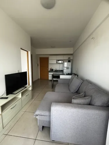 Loft no Unique Studio, mobiliado, 25º andar Nascente total, 1 vaga de garagem.