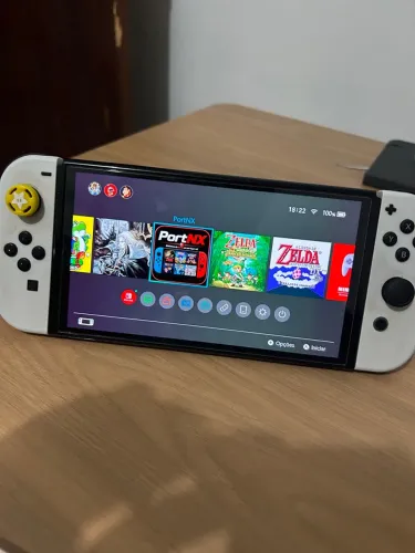 Nintendo Switch OLED Desbloqueado 128GB + Controle Extra