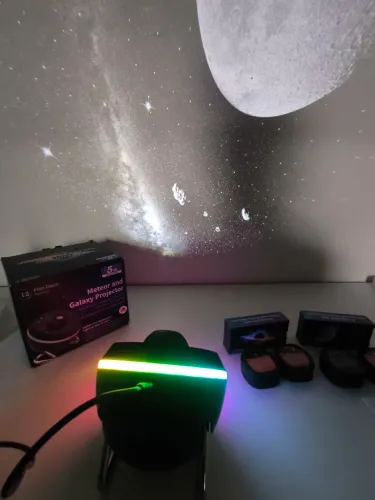 Projetor Estrelado Galaxy 13 Modos de AMBIENTES USB-C Timer
