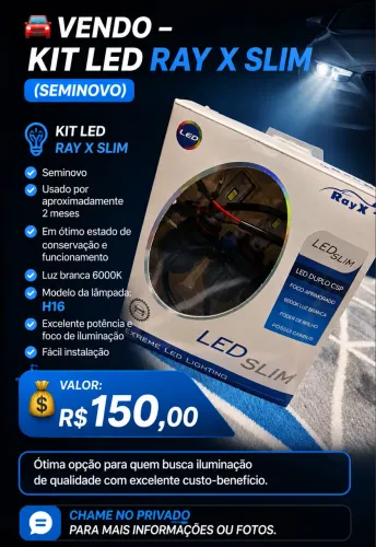 Kit led automotivo Ray X