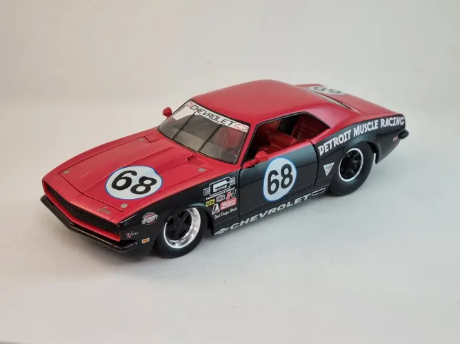 1968 Chevrolet Camaro Big Time Muscle Jada Toys 1:18 fora de catálogo raro de coleção 
