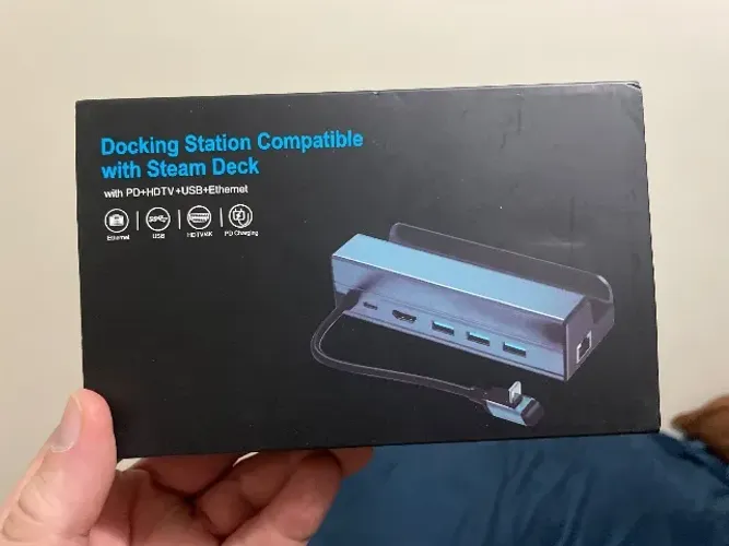 2x Docks Steam Deck 4k 1080p 120hz Usb-c - Barato P/ Levar! (Usado)
