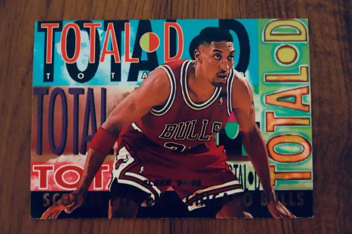 Card NBA Scottie Pippen Total D - Fleer 94-95 