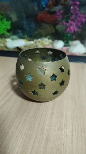 Porta-Velas Estilo Boho - Fabricado na India