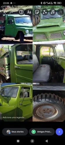 Ford F75, 4x4 reduzida 6 canecos 