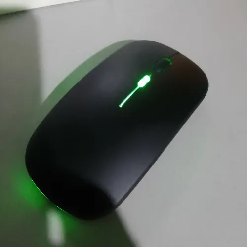 Mouse slim Black bluetooth Rgb