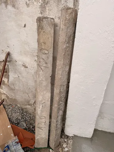 Vigas de cimento 