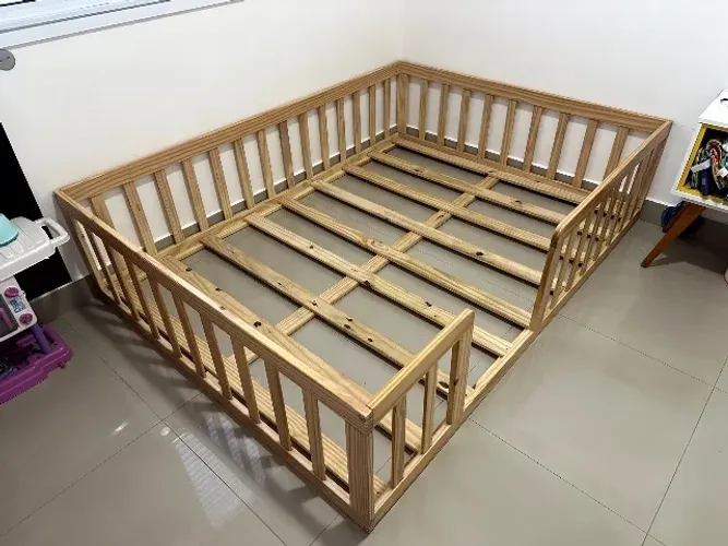 Cama montessoriana madeira infantil CASAL
