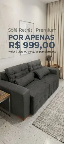 Sofá retrátil