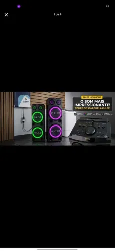 Torre de Som Pulse 1.800W: O Graves Que Você Procura!