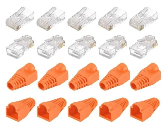 Conector RJ45 Cat6 | Alta Velocidade | Rede Ethernet