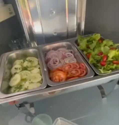 Réchaud para buffet 3 Cubas