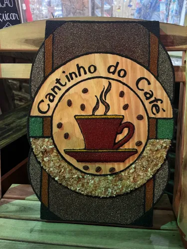 Quadro Cantinho do Café Arte em Areia